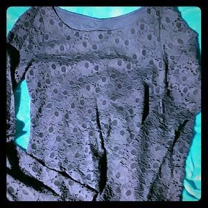 Victoria's Secret purple bell sleeve lace dress